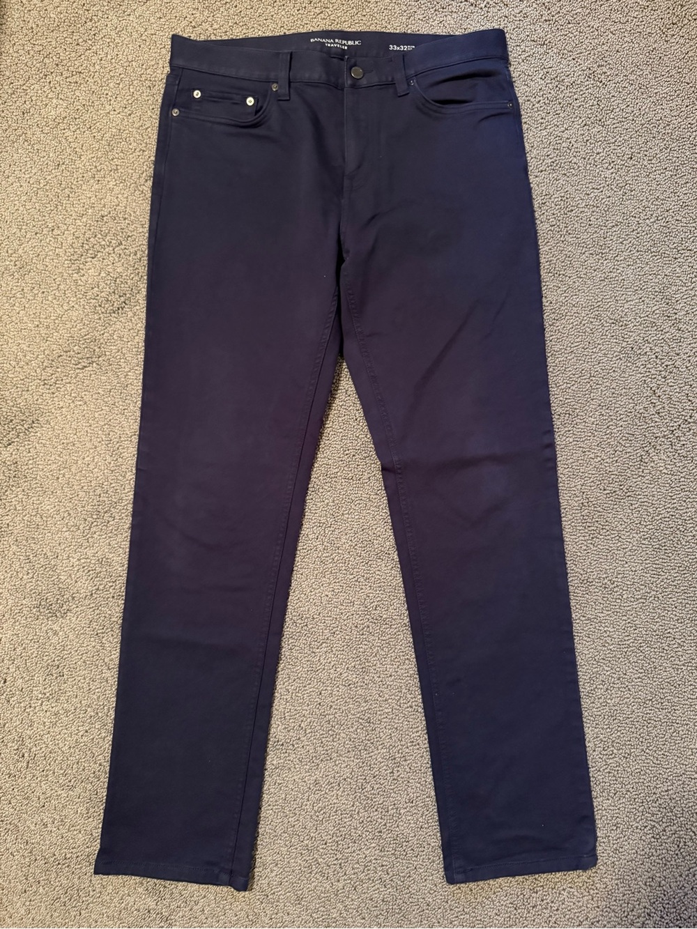 Banana Republic Men's Slim Straight Jeans in Navy 33x32